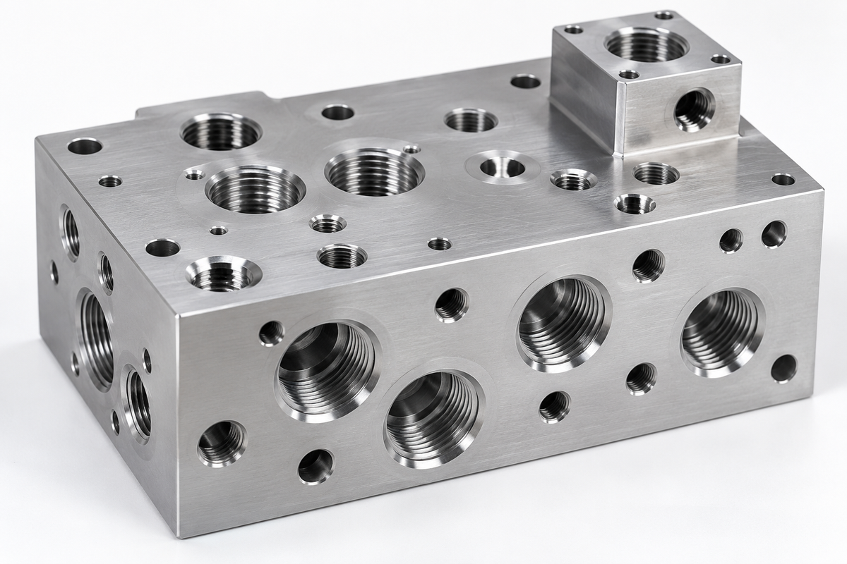 CNC Machining Services for Hydraulic Manifolds: Why Internal Burrs Matter