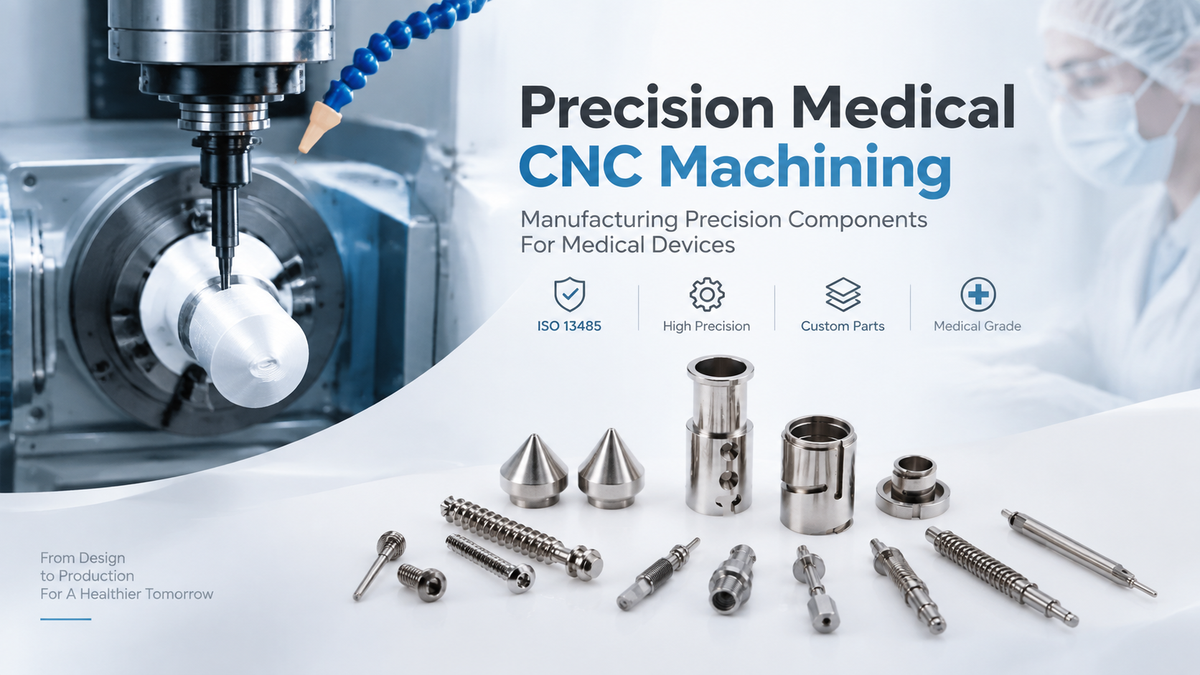 Medical CNC Machining Under ISO 13485: Manufacturing Precision Components For Medical Devices