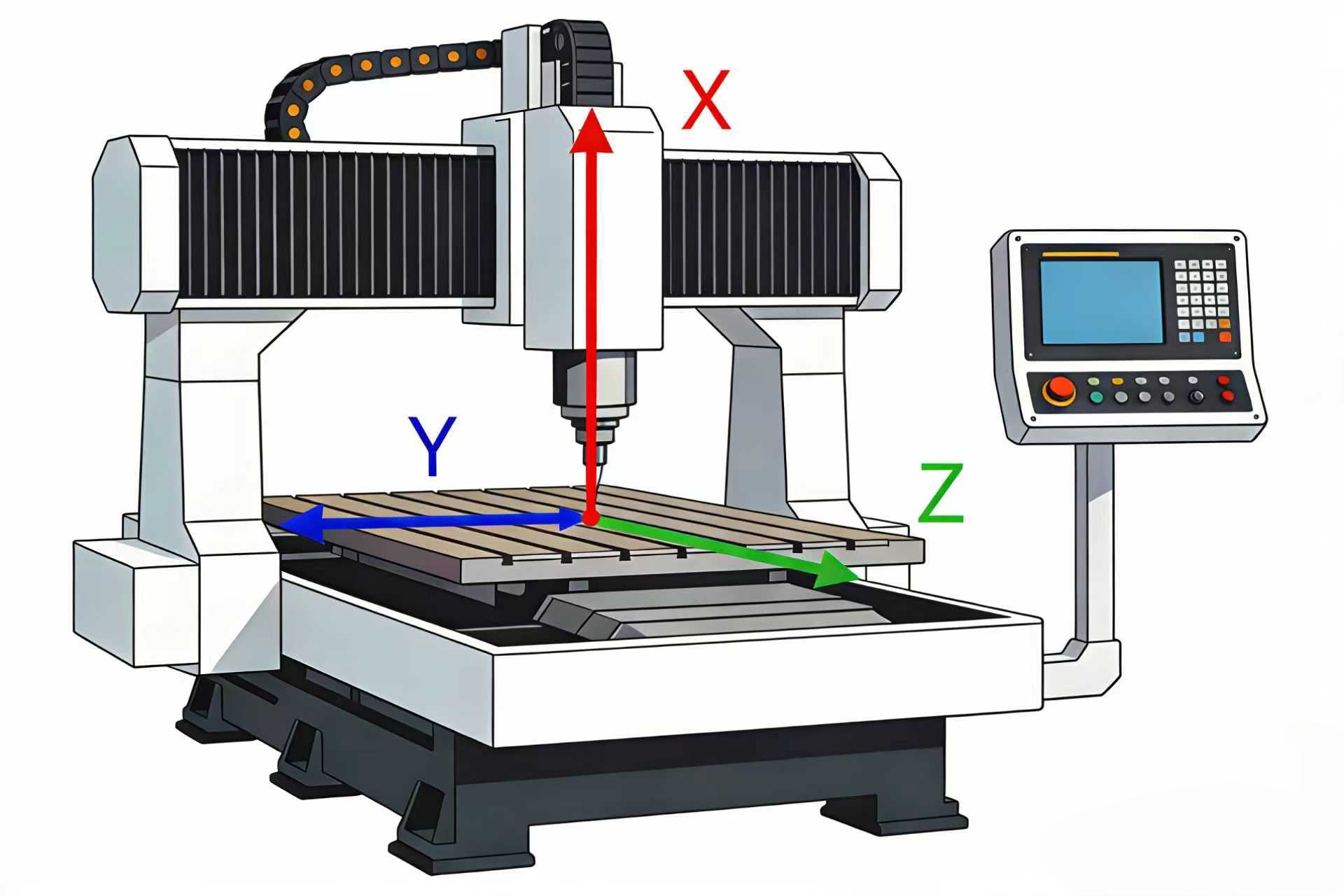 3-Axis CNC Milling Machine for Precise Subtractive Manufacturing