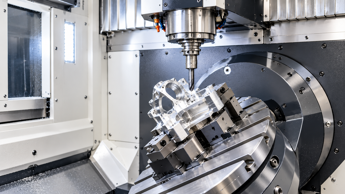 5-Axis CNC Machining to Machine Parts with Complex Geometries And Tight Tolerances