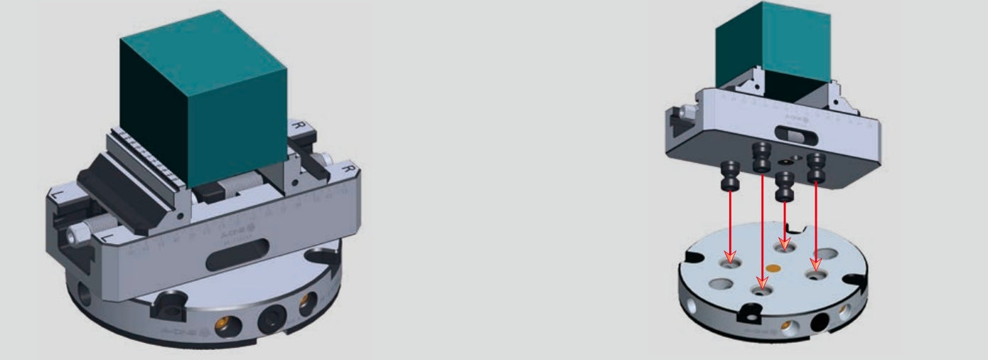 Efficient Self-centering Vise with Zero-point Lock System from XY-GLOBAL