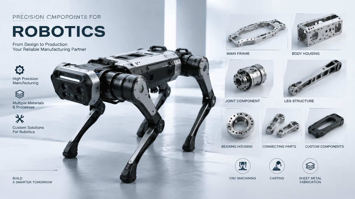 Precision Robotic Structural Components Customized for Industrial Robots
