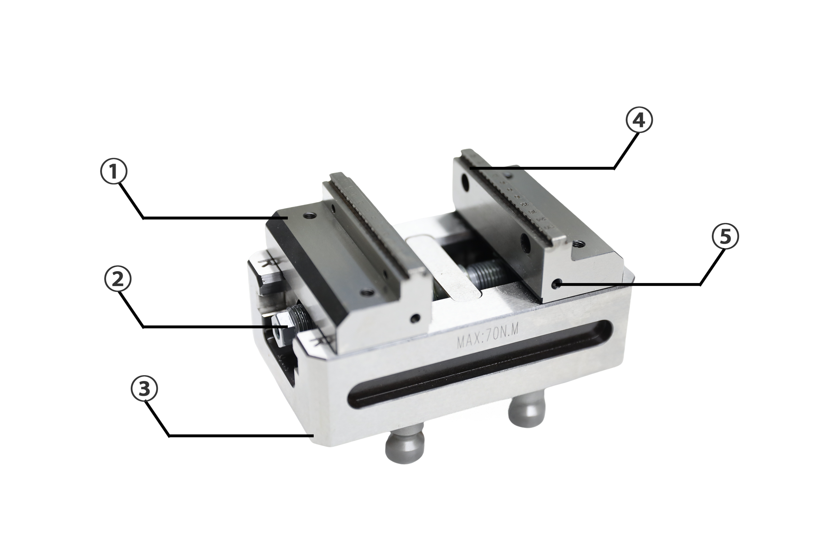 Max 70N.M Self-centering Vise from XY-GLOBAL