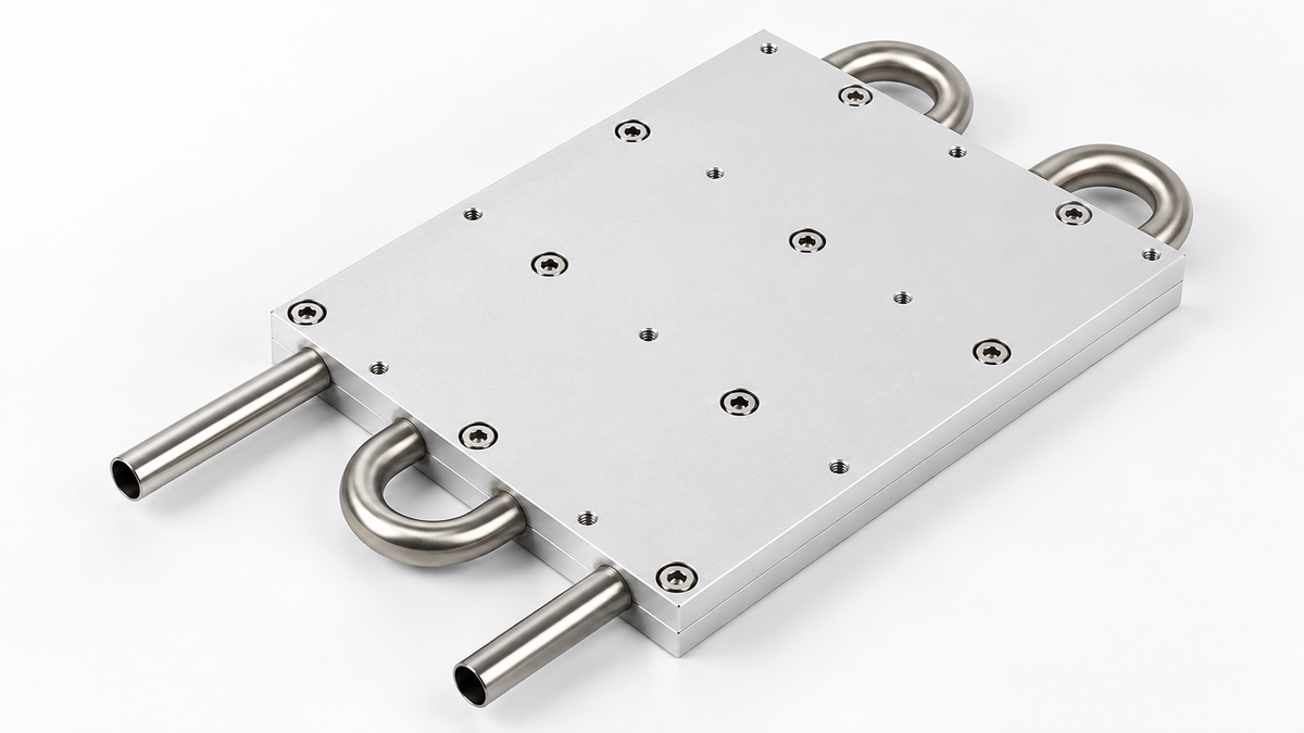 Water-Cooled Plate with Stainless Steel Tube for Efficient Thermal Management