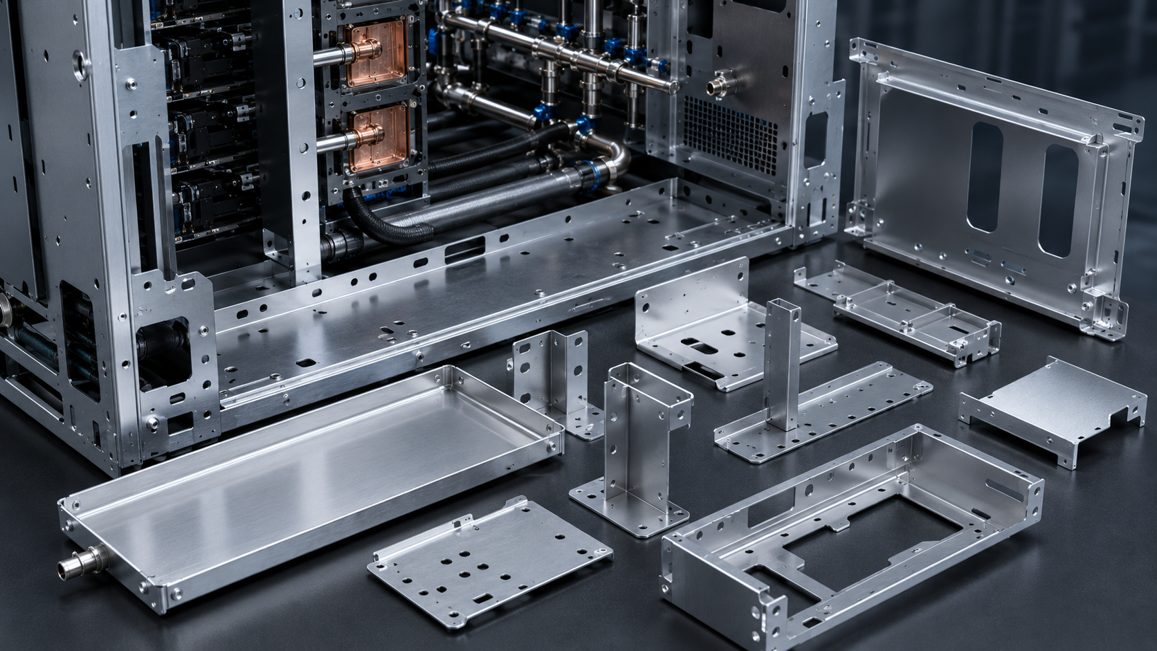 Custom Sheet Metal Parts For Liquid Cooling Systems In AI Servers And Data Centers