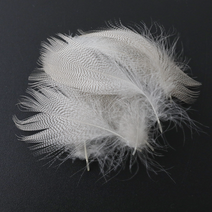 Soft White and Brown Fur for Fishing Tackle Customization